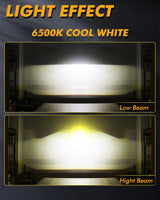 🆕3 Inch 104W Bi-LED Projector Lens Fog Light 3-Colors Switchback Hyperboid Lens Fog Light With High Beam Auxiliary For Toyota/Honda | 2 PCS/Set