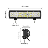 12 Inch Classic-SM Series Dual Row LED Light Bar Combo Beam with Wiring Harness for SUV ATV UTV Trucks Pickup Boat