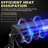 32 Inch 5D Series Straight/Curved LED Light Bar & A-pillar Light Bar Mounting Bracket Combo for RZR 900/ RZR S900/ RZR 900 XC/ RZR XP 1000/ RZR Turbo