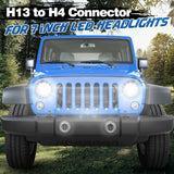 H13 Male to H4 Female Adapter Wiring Harness Connector Headlight Conversion for Headlight/Fog Light 2pcs/Set