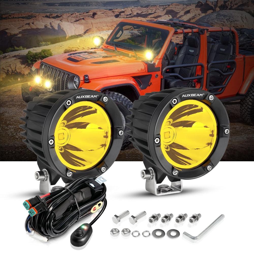 Auxbeam® 4 inch 72W round led pods | off road pod lights for trucks ...