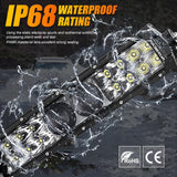 12"/22"/32"/42"/52" 5D-PRO Series LED Light Bar with 5D Projectors For Ford Bronco