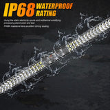 42 Inch 5D-PRO Series LED Light Bar & Car Roof Windshield LED Light Bar Mounting Bracket for 2014-2019 Can-Am Commander 1000 800 Models