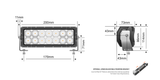 STEDI ST4K 8" 12 LED Double Row Bar Rove Overland