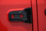 (8pcs/set) Door Hinge Shell for Jeep Wrangler JL 2018-2022 (Black/ Red/ Silver)