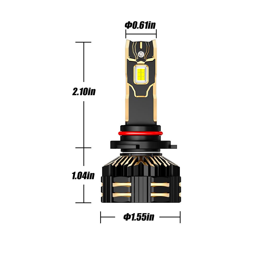 🆕9005+H11 LED Headlight Bulbs 190W 35000LM GX-PRO Series 6500K Cool White | 4 Bulbs
