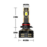🆕9005+H11 LED Headlight Bulbs 190W 35000LM GX-PRO Series 6500K Cool White | 4 Bulbs