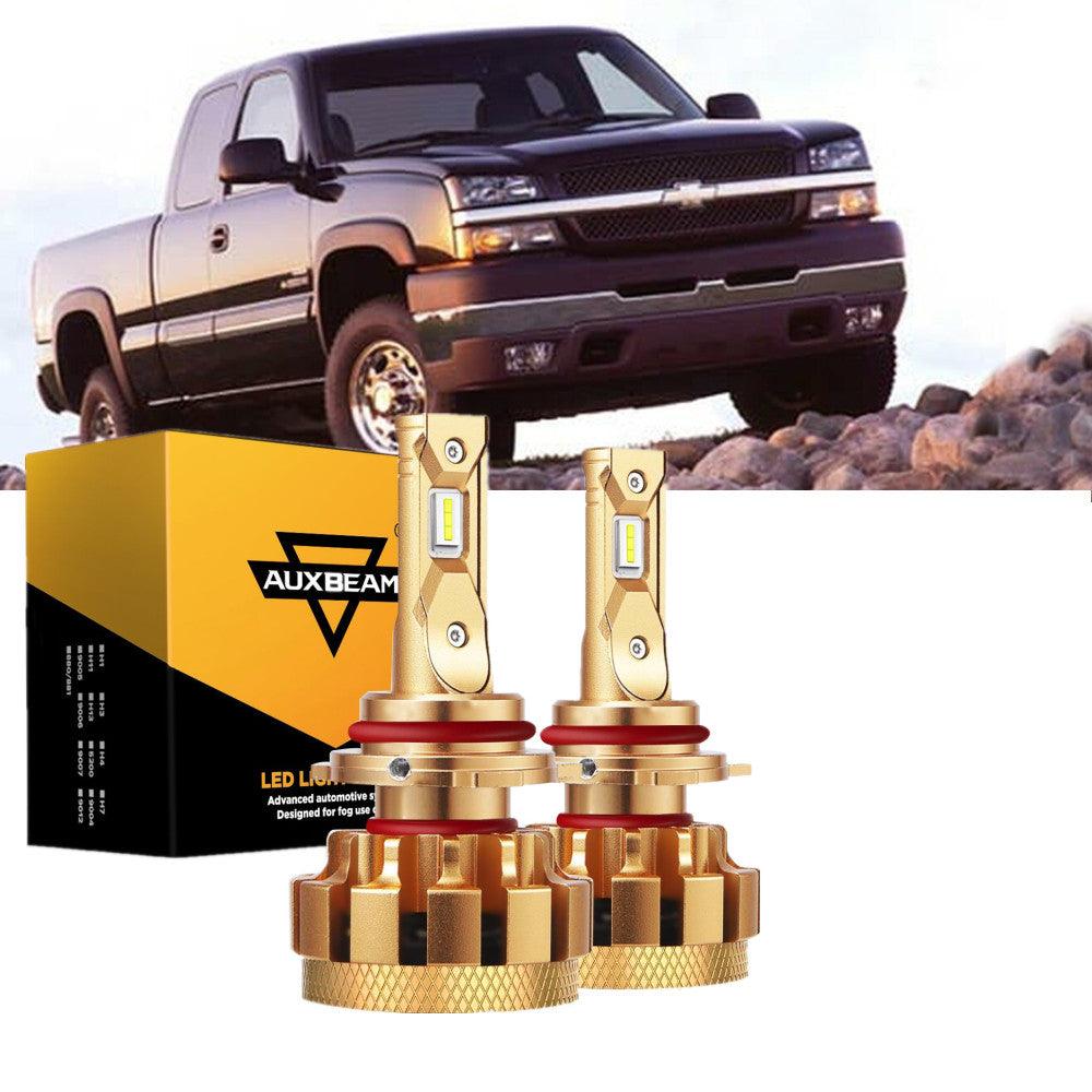 For 2007 Chevrolet Silverado 1500 HD Classic F-16 Plus Series Built-in Canbus Automotive Grade 14000LM LED Light Bulbs High Low Beam Bundle