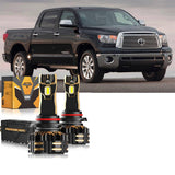 For 2007-2013 Toyota Tundra 9005 H11 LED Headlight Bulbs Bundle