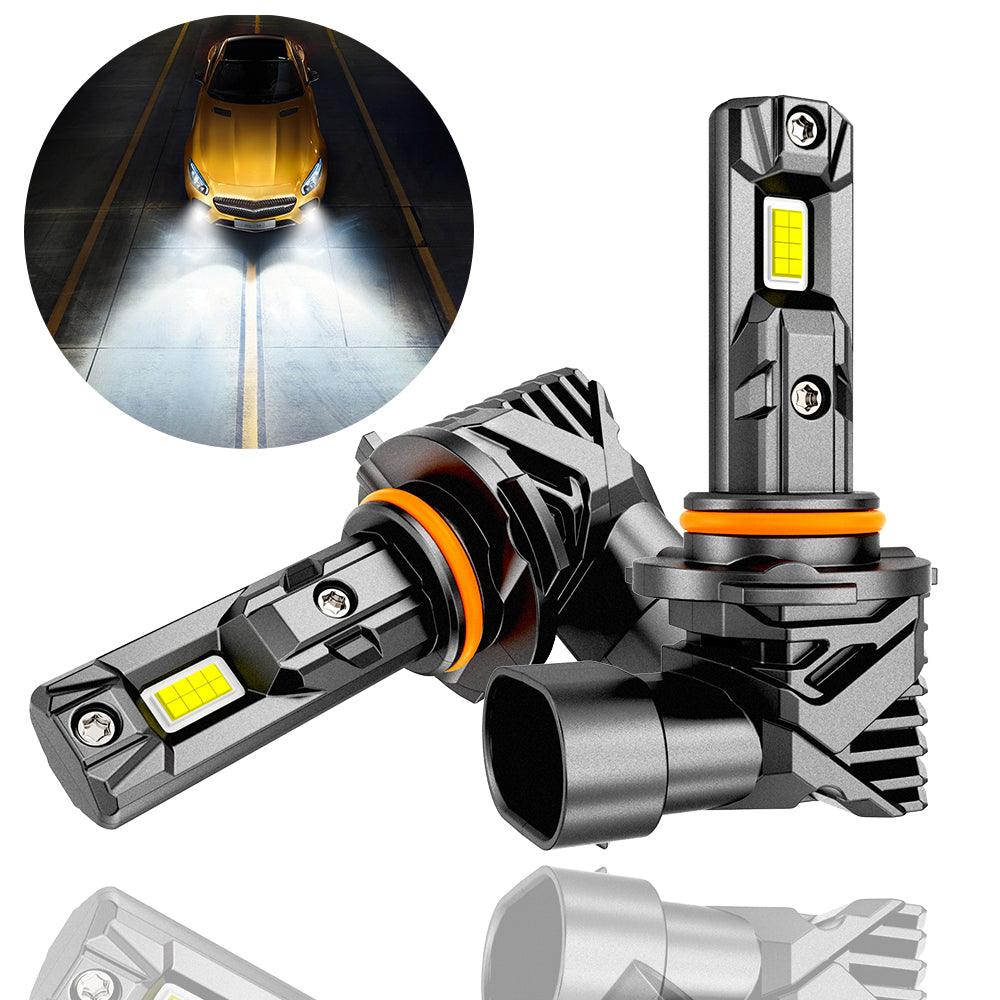 🆕9005+H11 LED Headlight Bulbs/Fog Lights Q15 Series Fanless&Wireless 60W 18000LM 6500K Cool White | 4 Bulbs