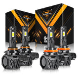 🆕Ultra-High Brightness Q40 Series 30000LM 120W LED Headlight Bulbs 6500K Cool White