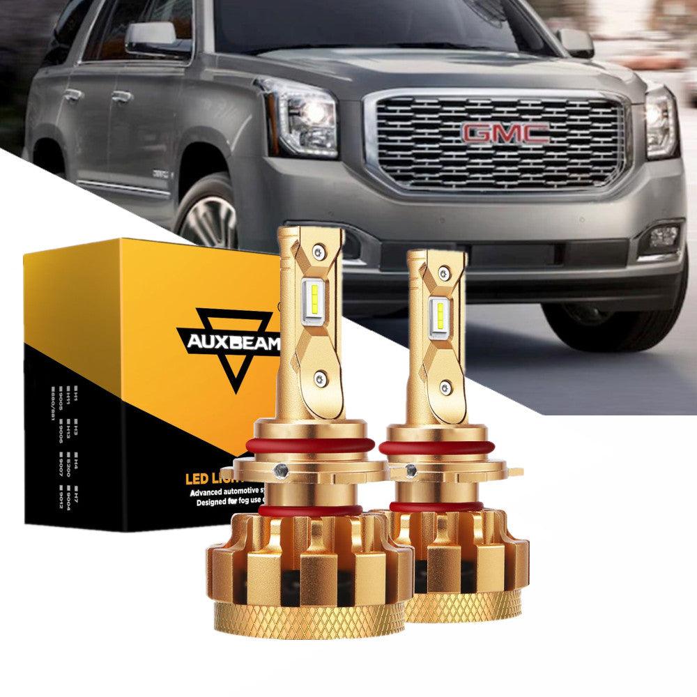 For 2000-2001 GMC Yukon XL 1500 F-16 Plus Series Built-in Canbus Automotive Grade 14000LM LED Light Bulbs High Low Beam Bundle