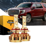 For 2000-2001 GMC Yukon F-16 Plus Series Built-in Canbus Automotive Grade 14000LM LED Light Bulbs High Low Beam Bundle