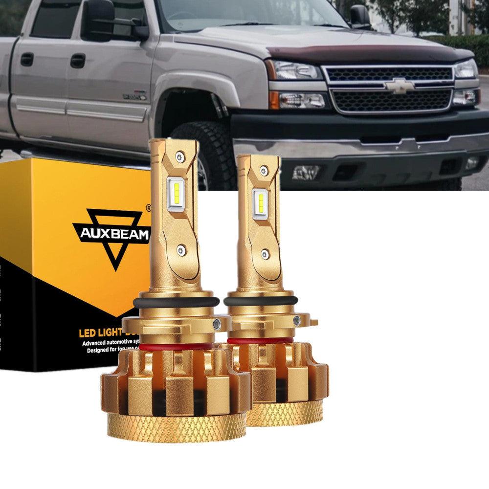 For 2000-2002 Chevrolet Silverado 2500 F-16 Plus Series Built-in Canbus Automotive Grade 14000LM LED Light Bulbs High Low Beam Bundle