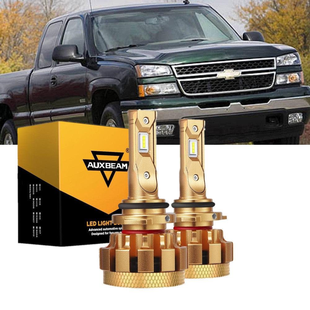 For 2007 Chevrolet Silverado 1500 HD Classic F-16 Plus Series Built-in Canbus Automotive Grade 14000LM LED Light Bulbs High Low Beam Bundle