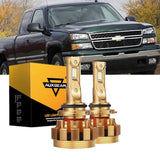 For 2007 Chevrolet Silverado 1500 HD Classic F-16 Plus Series Built-in Canbus Automotive Grade 14000LM LED Light Bulbs High Low Beam Bundle