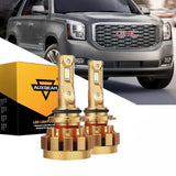 For 2002-2006 GMC Yukon XL 1500(SLE) F-16 Plus Series Built-in Canbus Automotive Grade 14000LM LED Light Bulbs High Low Beam Bundle