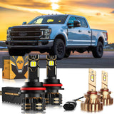 For 2001-2004 Ford F-250 Super Duty 9007 LED Headlight Bulbs