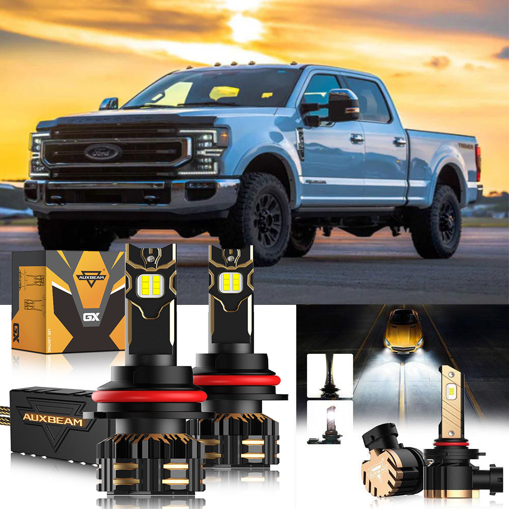 For 2001-2004 Ford F-250 Super Duty 9007 LED Headlight Bulbs