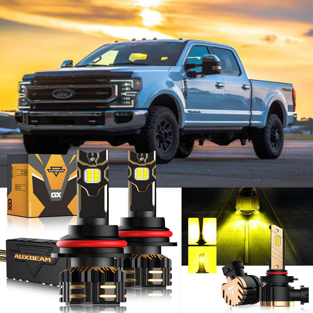 For 2001-2004 Ford F-250 Super Duty 9007 LED Headlight Bulbs