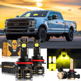 For 2001-2004 Ford F-250 Super Duty 9007 LED Headlight Bulbs