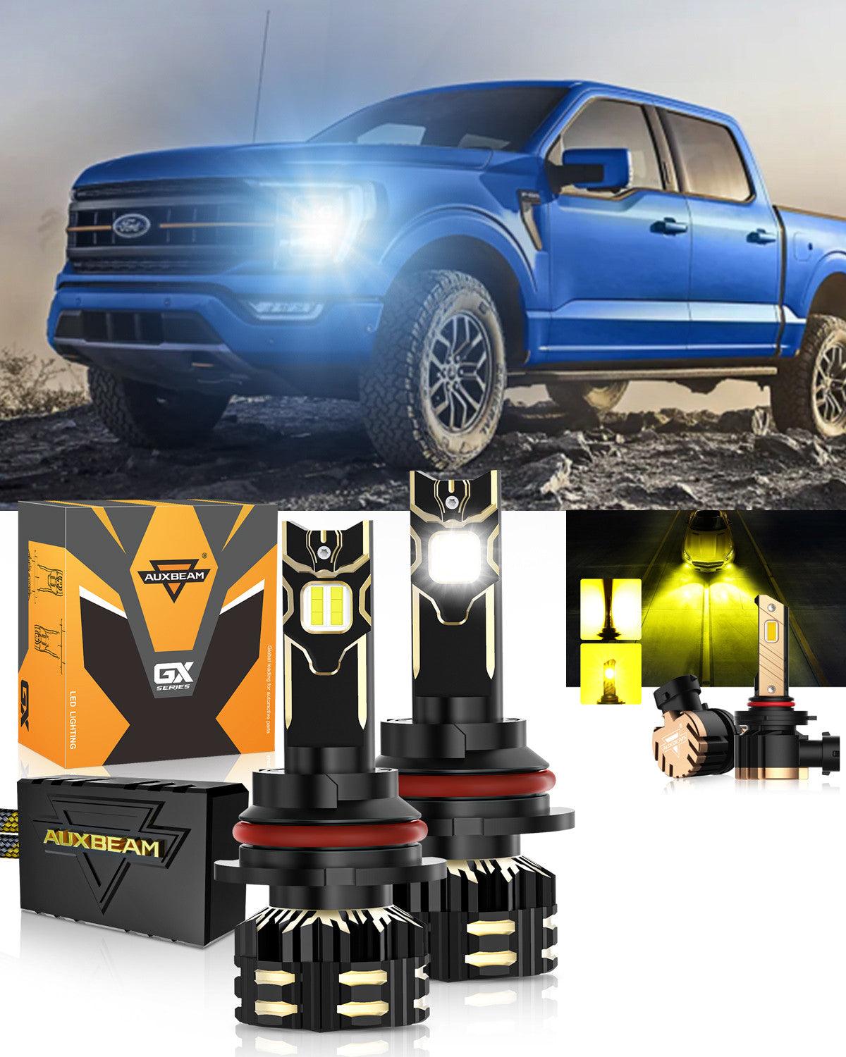 For 2000-2003 Ford F-150 9007 LED Headlight Bulbs Bundle