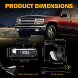DOT Approved LED Fog Lights with DRL for Chevy Silverado 1500/2500 1999-2002, 3500 2000-2001, Chevrolet Suburban/Tahoe 2000-2006