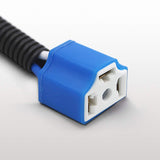 H4 LED HEADLIGHT SOCKET FEMALE ADAPTER WIRING HARNESS CONNECTOR FOR HEADLIGHT/FOG LIGHT 2PCS/SET
