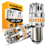 1157 BAY15D LED Turn Signal Light Rear/Front, Side Maker Light Bulbs 14W 6000LM CAN-Bus Error Free 3000K Amber Y2 Series | 2 Bulbs