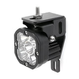 3 Inch LED Pods Lights with Additional Amber Covers & Front Bumper Fog Lamp Mounting Bracket for Ford 1999-2016 F250 F350 F450