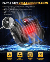6/8Pcs 5 Inch 132W Amber DRL LED Pod Lights with Power Harness
