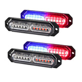 (4PSC/SET) 12LED/24LED Emergency Surface Mount Grill Strobe Light for Trucks Vehicles ATV RV Cars Van