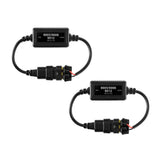 9006/HB4 C10-Model Enhanced LED Headlight Bulbs Canbus Decoder Anti-flicker Hyper Flash No Warning Harness Resistor Conversion Kit 2pcs/set