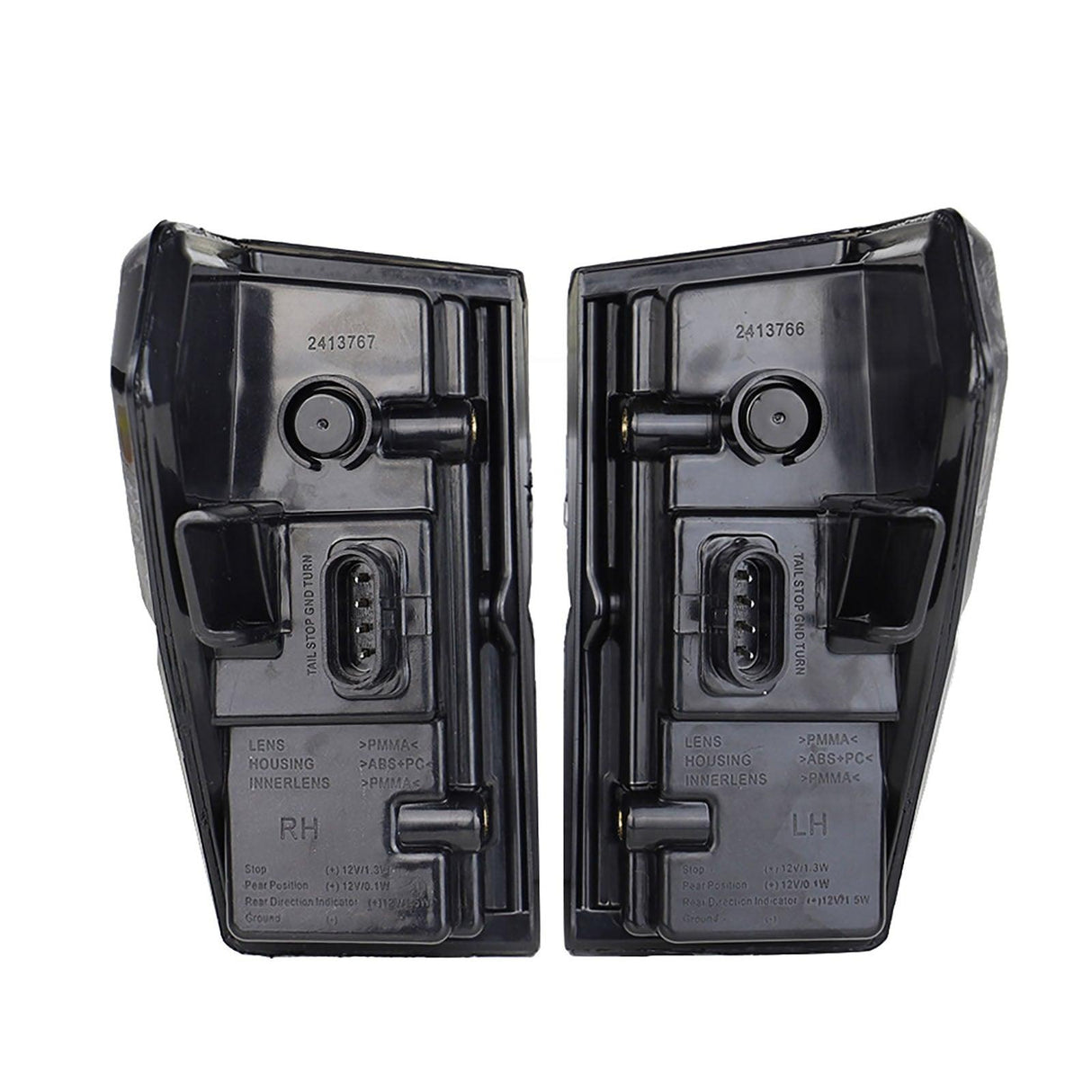(2pcs/set) Smoked LED Tail Lights Rear Brake Stop Running Lamp for Polaris Ranger 1000 Models 2018 2019 2020 2021 2022, Replace OEM #2413766