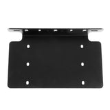 LED Light Bar Steel License Plate Mounting Bracket Front Bumper Holder Fit for Most Trucks, Pickups, SUV, Jeep, 4x4, Cars (US Version)