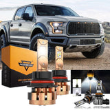 For 2000-2004 FORD F150 F250 F350 F-16 Plus Series 9007 Built-in Canbus Automotive Grade 14000LM LED Light Bulbs High Low Beam Bundle