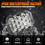 7x5 Inch Rectangle LED Pods White Spot Driving Lights with DRL FOR ATV UTV SIDE BY SIDE 4X4
