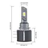 H15 LED Headlight Bulbs 70W 14000LM High Beam Daytime Running 6500K Cool White | 2 Bulbs