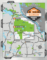 Algonquin Provincial Park Ontario - Recreation Map