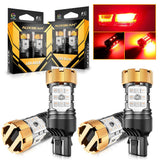 🆕T20 7443 7440 LED Brake/Tail Light Bulbs 50W 4000LM CAN-Bus Error Free Red B21-PRO Series | 2 Bulbs
