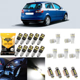 For 2002 Volkswagen Golf Map/Side Marker/Dome/License Plate/Tail Light LED Light Bulbs Package