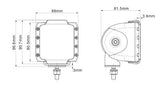 STEDI C-4 Black Edition LED Light Cube (Flood) STEDI LED Driving Lights and Accessories
