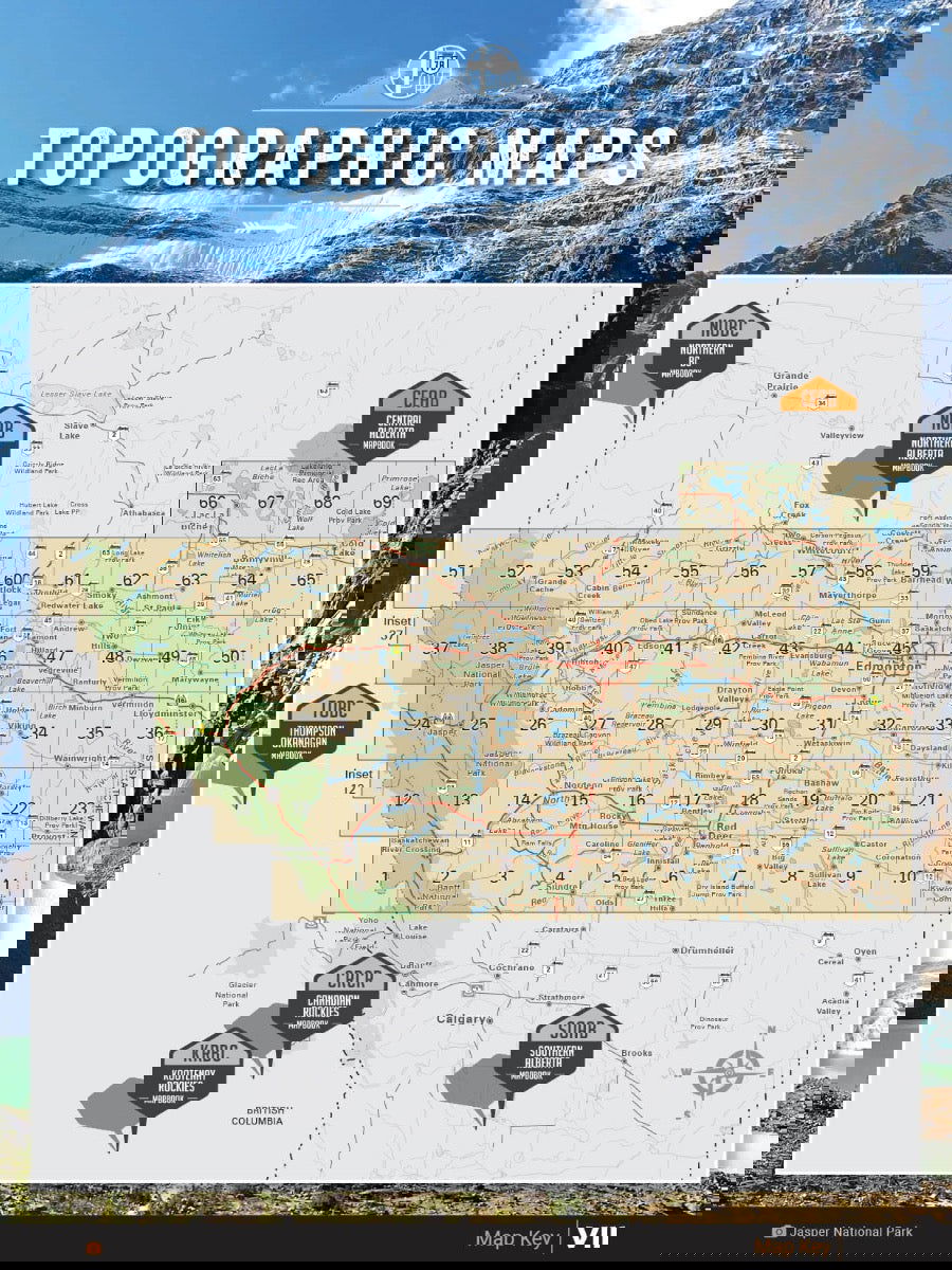 Central Alberta Backroad Mapbook