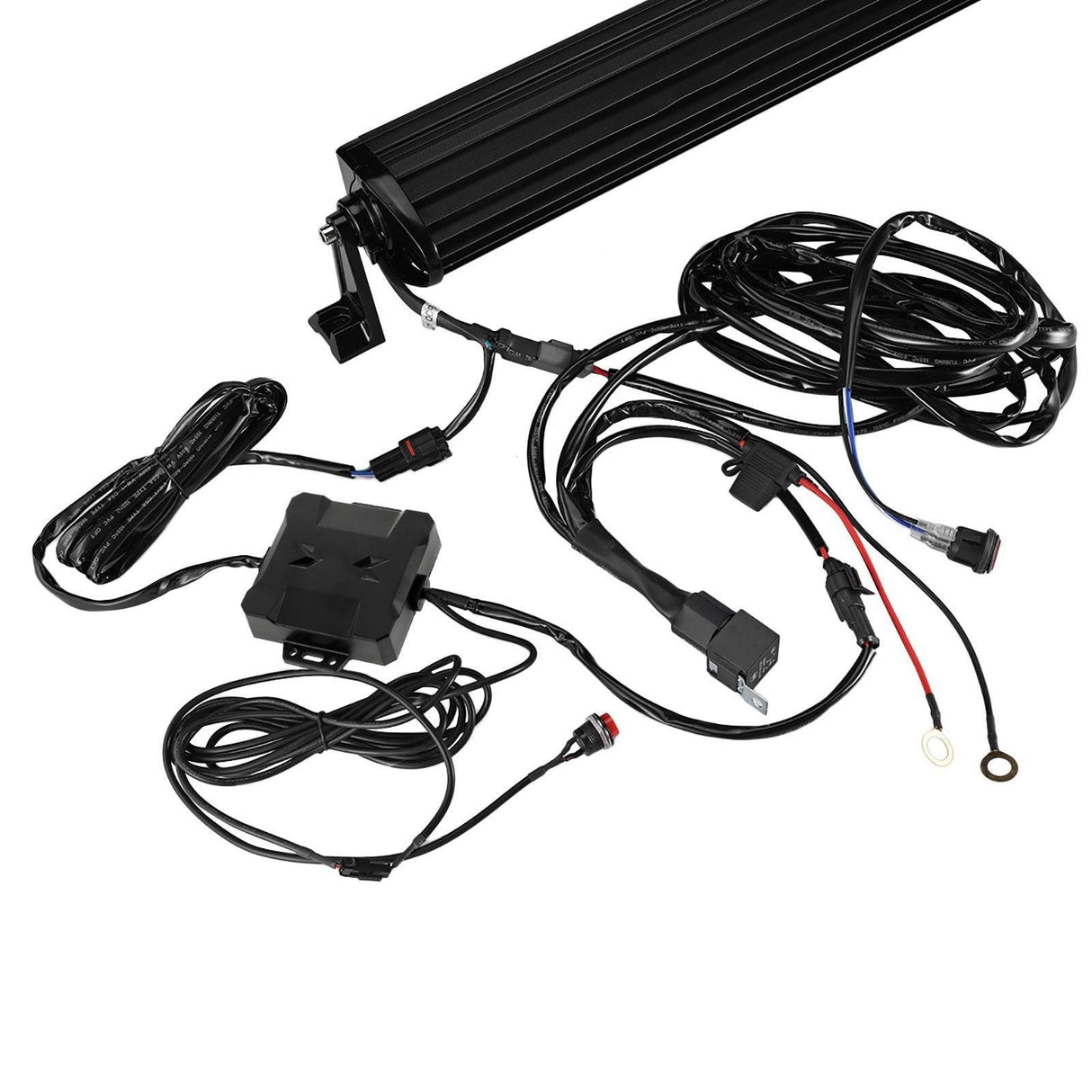 V-Series RGB Straight/Curved 5D lens Combo Beam Double Row LED Light Bar for Chevy Tahoe