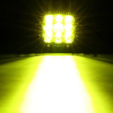 5 Inch 110W White/Amber Spot Light LED Driving Lights with Additional Amber Covers