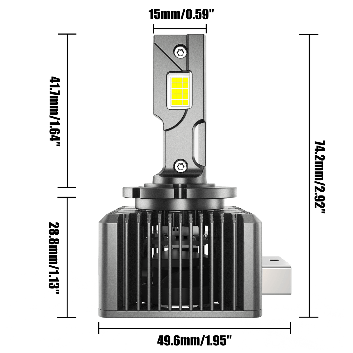 🆕D3 D3S D3R LED Headlight Bulbs 70W 22000LM HID Replacement 6500K Cool White | 2 Bulbs