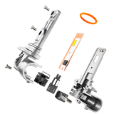 🆕9005+H11 LED Headlight Bulbs 70W 20000LM Q26 Series 1:1 Size Plug-n-Play 6500K Cool White | 4 Bulbs