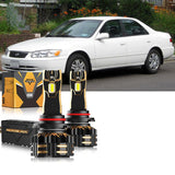 For 2000-2001 Toyota Camry 9005 9006 LED Headlight Bulbs Bundle
