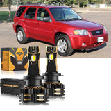 For 2007 Ford Escape H4 LED Headlight Bulbs Bundle