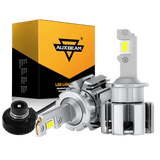 For 2005-2009 Mercedes-Benz SLR McLaren with HID headlamps LED Light Bulbs High Low Beam Bundle
